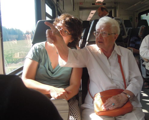 Oma zeigt mir was